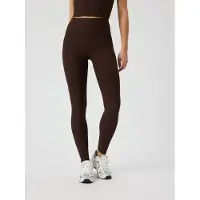 Björn Borg Dames Broeken Studio Ribbed Tights - Bruin - Maat XL