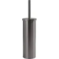 Gedy Flip Vrijstaande toiletborstel/ houder, gunmetal