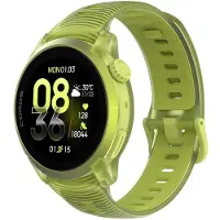 Coros - Horloges - Pace 4 Silicone Yellow Crystal voor Unisex van Aluminium - Geel