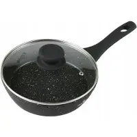Zilner Koekenpan Zwart 18 cm Marmeren Coating - ZL7712