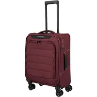 Travelite SKAII trolley, maat S, met 4 wielen, geschikt als handbagage, gewicht: 2,00 kg