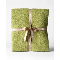 HEMA Plaid 150x130cm Bouclé Groen (groen)