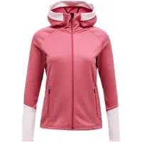 Peak Performance - Dames fleeces - W Rider Essentials Zip Hoodie Mountain Blush Frosted Blossom voor Dames - Maat M - Roze
