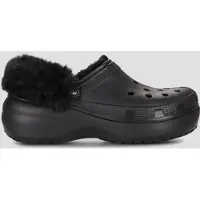 Crocs Klompen CLASSIC PLATFORM FUZZ LINED CG dames 37 / 38