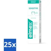 Elmex 25 x Tandpasta Sensitive Original 75 ml - Gevoelige Tanden - Tandpasta - Aminfluoride - Cariës - Tandgevoeligheid
