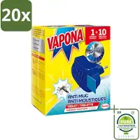 Vapona 20 x - Muggenstekker - 1 stekker En 10 Navultabletten - Grootverpakking - Muggenwering - Muggenplaag - Muggentabletten - Muggenwerende Stekker - Muggenbestrijding