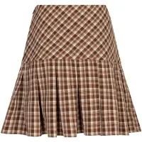 Ydence Dames Rokken Skirt Molly - Bruin - Maat L