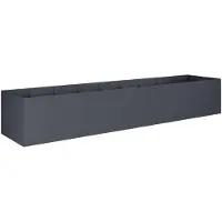 vidaXL Plantenbak Antraciet 360 x 80 x 60 cm Koudgewalst staal