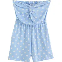 Next Jumpsuit lichtblauw / wit