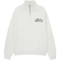 Pull&Bear Trui lichtgrijs / zwart