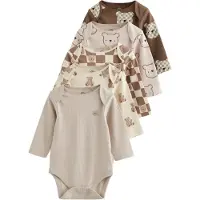 Next Rompertje/body chamois / lichtbeige / bruin / cappuccino