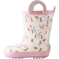 Next Regenlaarzen beige / lichtroze / zwart / wit