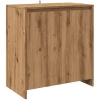 vidaXL Dressoir 70x41x75 cm bewerkt hout artisanaal eikenkleur