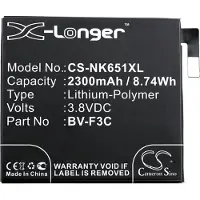 123accu Microsoft BV-F3C accu (2300 mAh, huismerk)