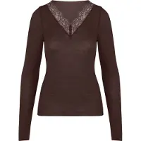 Hunkemoller Onderhemd chocoladebruin