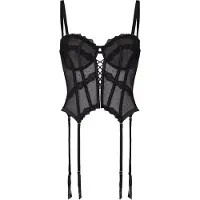 Hunkemoller Bustier Kat Zwart Dames | Maat: 70E
