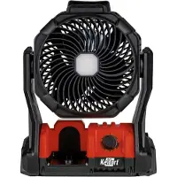 Kelfort Multi-batterij ventilator & werklamp 30W 3000LM IP20