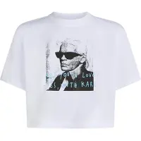 Karl lagerfeld JEANS Shirt 'KLJ X Pietro Terzini' lichtblauw / zwart / wit