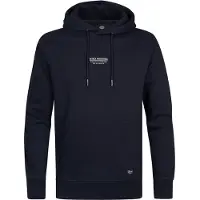Petrol Industries - Heren Hoodie met grafische print forgeview - Blauw