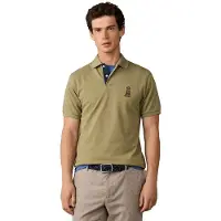 Hackett London Heren Harry poloshirt groen (L), Casual, Katoen, Korte mouwen HM5600238