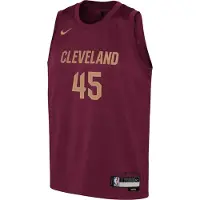 Nike Mitchell Cleveland Cavaliers basketbalshirt voor kinderen (Team Rood)