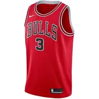 Nike Giddey Chicago Bulls basketbalshirt voor kinderen (Universiteitsrood)