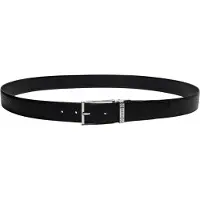 BOSS Heren Giaco Leren Riem (Zwart)