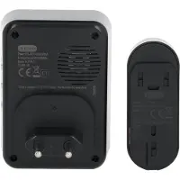 Q-Link Draadloze Deurbel - Zwart - 36 Melodieën - LED Flits