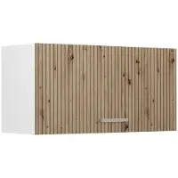 Vicco Hangkast R-Line, Artisanaal eiken/Wit, 80 cm Plat