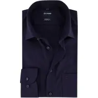 Olymp Overhemd donkerblauw Shirt dress ml 5