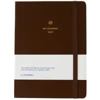 A-Journal My Journal Agenda 2027 - Chocolade Bruin