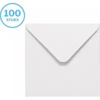 Masonpro 100 Luxe Enveloppen - Envelop C6 Formaat - Geschikt voor A6 - 14x14CM - 110 Gram
