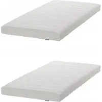 IKEA 2x Harde Schuimmatras 80x200 cm - Comfortabel in Wasbaar