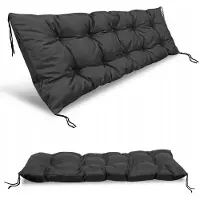AIO Factory Waterdichte Tuinkussen 100x50 cm voor Bank, Pallet, Schommel - Zwart