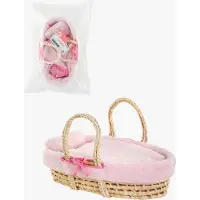 Corolle gevlochten mandenset set voor babypop - pluche