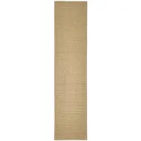 vidaXL Vloerkleed 80x350 cm natuurlijk sisal