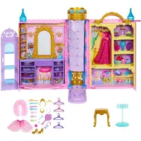 Disney Princess Toys Ready for The Ball Closet Playset Opens to 2 Feet Wide & Includes 2 Fashions 25 Accessories Storage & More