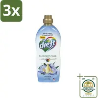 Dreft 3 x - Wasverzachter - Gekleurde Was - Blauwe Droom - Anti-Veroudering - 40 Wasbeurten - Grootverpakking - Wasverzachter - Anti-aging - Kleurbescherming - Wasgoed - Kleding Verzorging