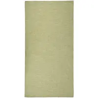 vidaXL Buitenkleed platgeweven 100x200 cm groen