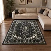 Muratap Nain klassiek vintage oosters vloerkleed medaillon 200x290 cm