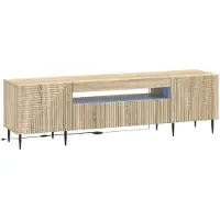 vidaXL LED tv-meubel HAARLEM 153 x 35 x 43 cm Sonoma Eiken