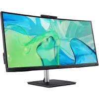 Acer Vero CB3 (CB343CURDbemiiphcuzx) 34,0" UWQHD-monitor 86,4 cm (34,0 inch), IPS, 60Hz, 4ms (GTG), 2x HDMI, 1x DP, 1x Type-C (140W), Audio Out, 1xRJ45 + FHD Webcam