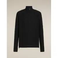 Icebreaker 400 Real Grid Sweatshirt Met Halve Rits