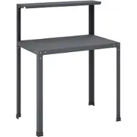 vidaXL Planttafel 60 x 50 x 104 cm Gepoedercoat staal Antraciet