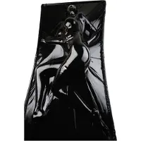 Late X - latex vacuümbed (zwart)