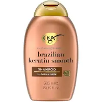 OGX Ever Straightening + Brazilian Keratin Smooth Shampoo – 385 ml – Verzorgende Shampoo met Braziliaanse Keratine – Voor Glad, Zacht & Glanzend Haar