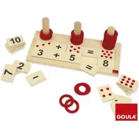 Goula Optellen en aftrekken houten spel