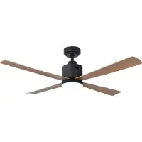 Evolar Smart Plafondventilator met Verlichting en WiFi - Hout - 132 cm - Stille Plafondlamp met Ventilator - Dimbaar Warm Wit Licht (LED) - EVO-CF52BWDW