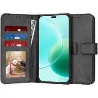 Techsuit Hoesje geschikt voor HONOR 400 Lite - Diary Book Wallet Case - Zwart