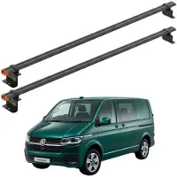 5K Parts Dakdrager voor VW Transporter T6 2015-2024, spotmontage, zwart, 2 stangen